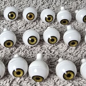 Vintage Tallina's 20mm Acrylic Doll Eyes Brown